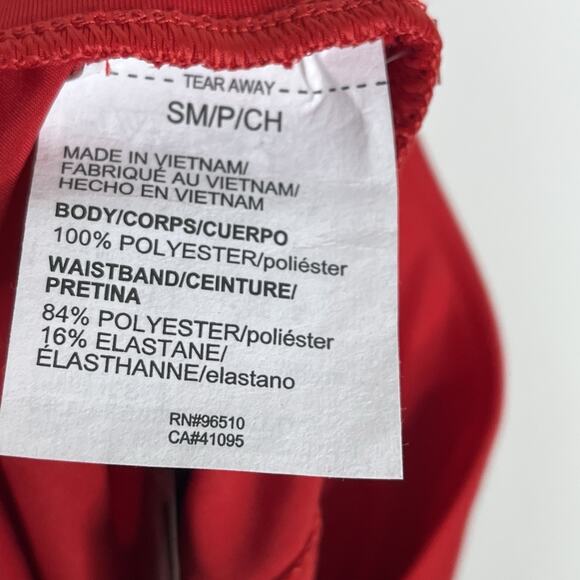 Under Armour Womens Woven Training Short Red Size Small Loose Athletic Running - Picture 4 of 7